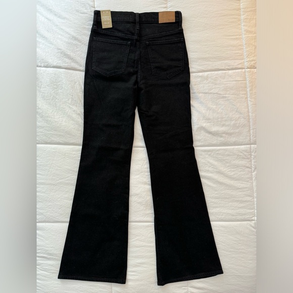 NWT Madewell The Perfect Vintage Flare Jean in Black / Sherborn Wash Size 26 - Picture 6 of 13